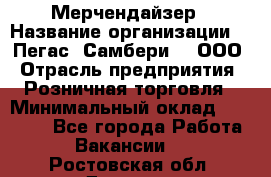 Мерчендайзер › Название организации ­ "Пегас" Самбери-3, ООО › Отрасль предприятия ­ Розничная торговля › Минимальный оклад ­ 23 500 - Все города Работа » Вакансии   . Ростовская обл.,Донецк г.